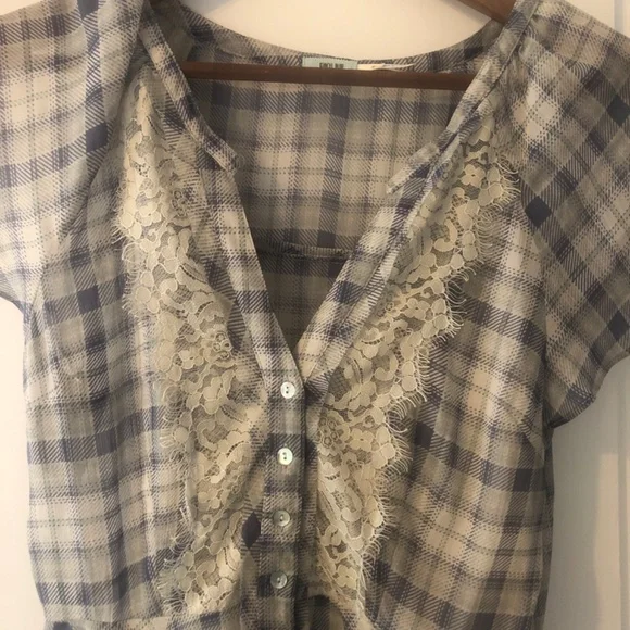 Kimchi Blue Sheer Mini Dress with Slip - Picture 2 of 8